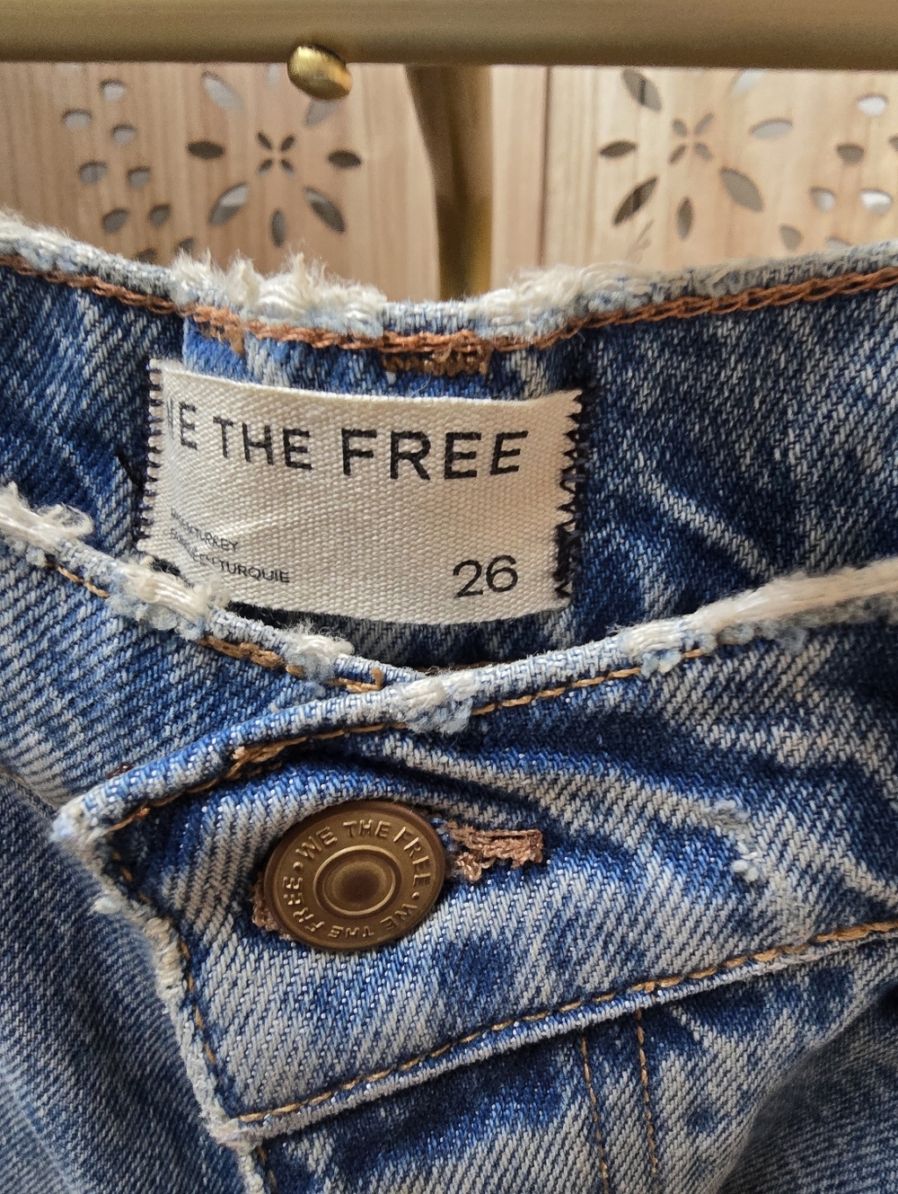 NWOT We The Free Good Luck Mid-Rise Barrel Jeans - Picture 9 of 16